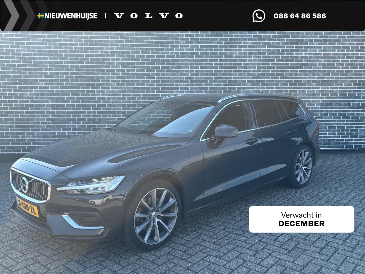 Volvo V60 - 2.0 T4 Inscription | Trekhaak | Lederen bekleding | Adaptive cruise control | 19" velgen | - AutoWereld.nl