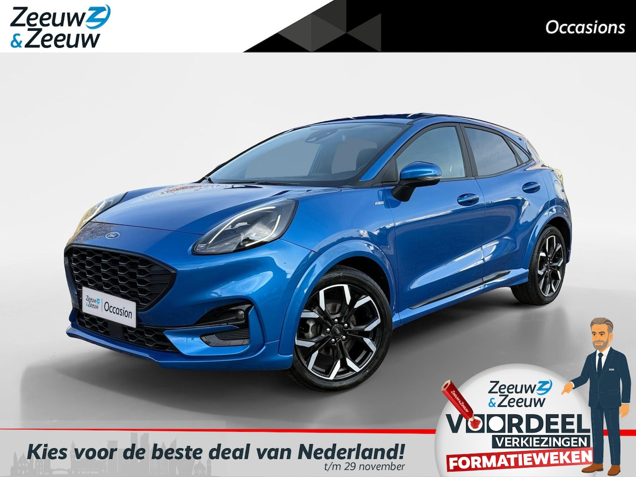 Ford Puma - 1.0 EcoBoost Hybrid ST-Line X 1.0 EcoBoost Hybrid ST-Line X - AutoWereld.nl