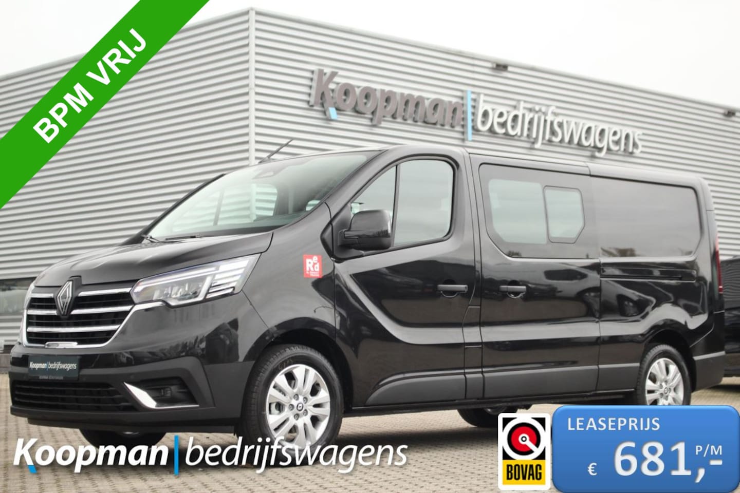 Renault Trafic - 2.0BluedCi EDC 170pk T29 L2H1 Extra DC | Carplay/Android | Camera | L+R Zijdeur | Lease 68 - AutoWereld.nl