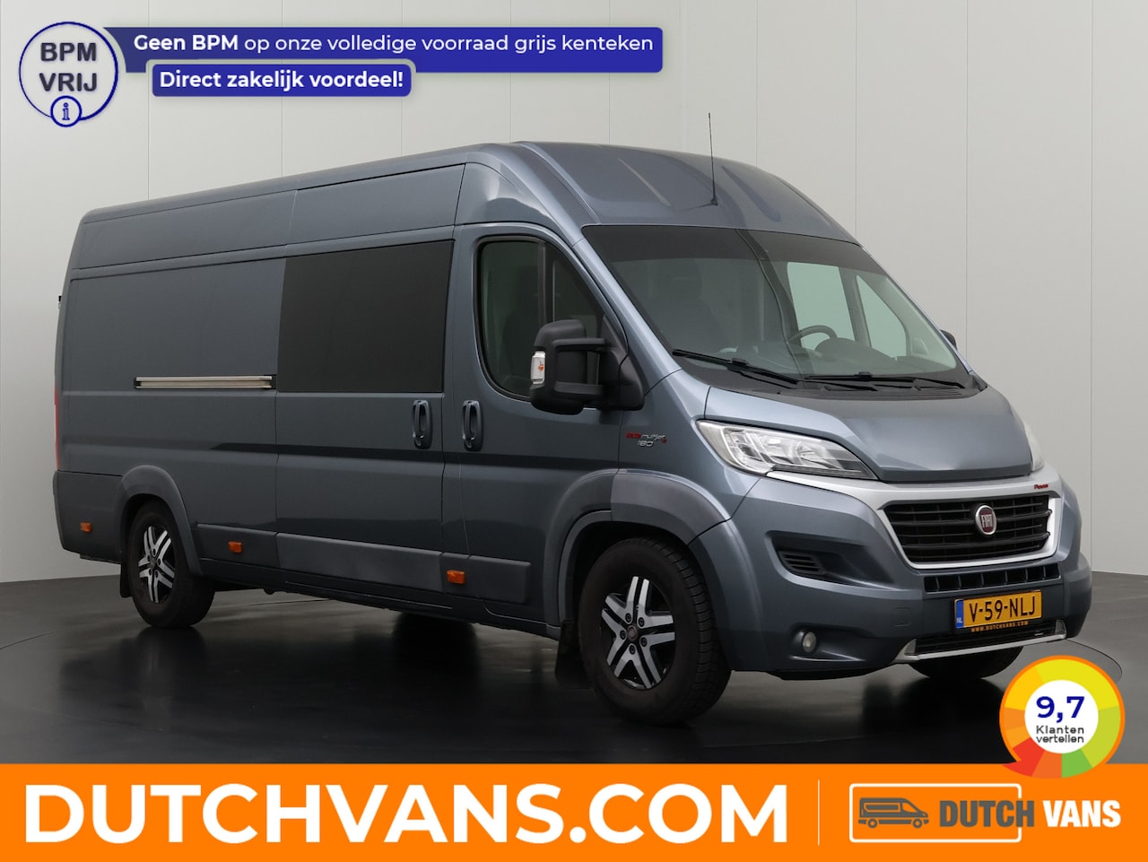 Fiat Ducato - 2.3JTD 180PK Automaat L3H2 Maxi Heavy Duty | Navigatie | Camera | Luchtvering | Standverwa - AutoWereld.nl