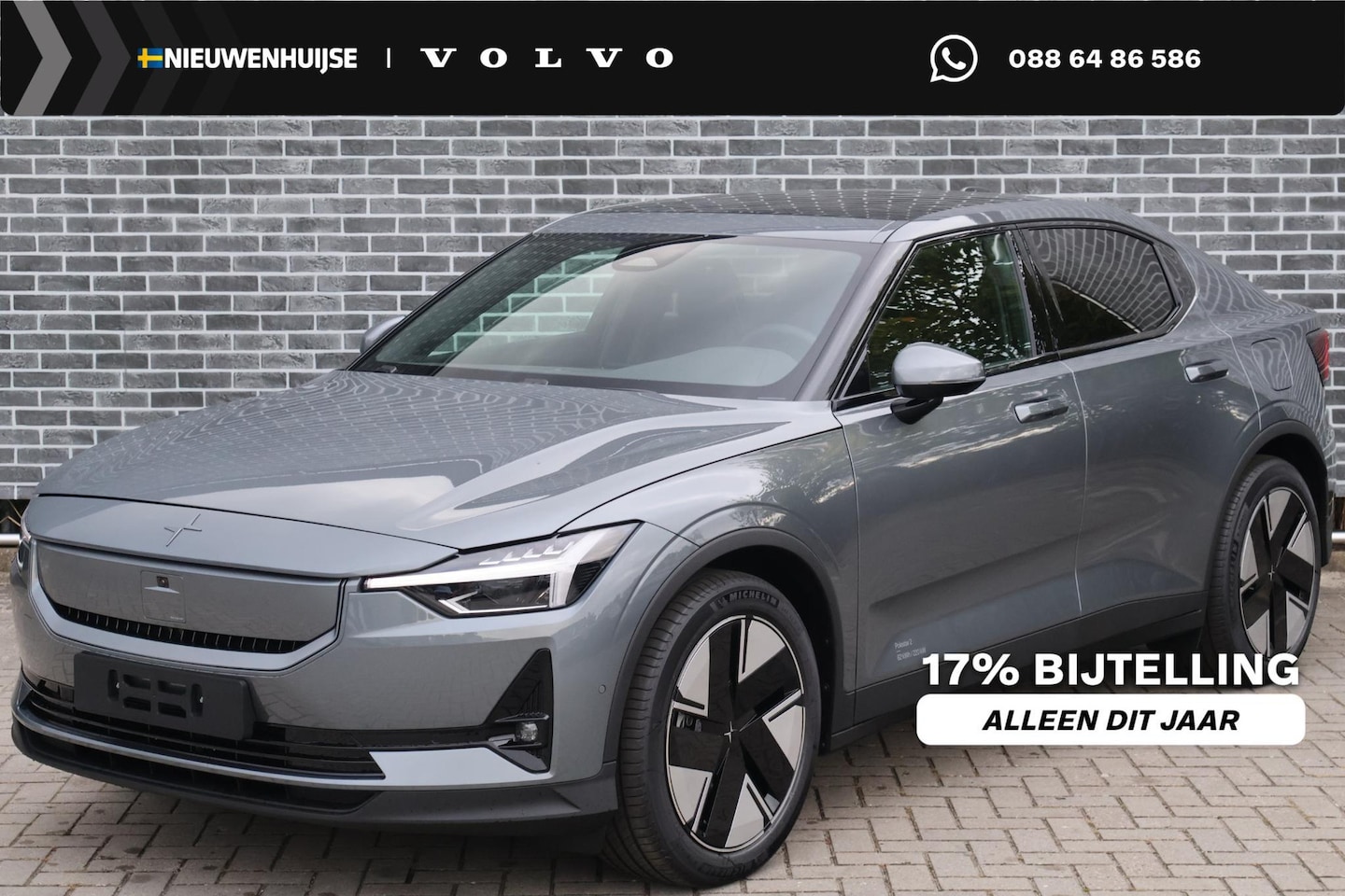 Polestar 2 - Long Range Single Motor Prime 82 kWh | Pilot assist | 360 camera met parkeerhulp | BLIS | - AutoWereld.nl