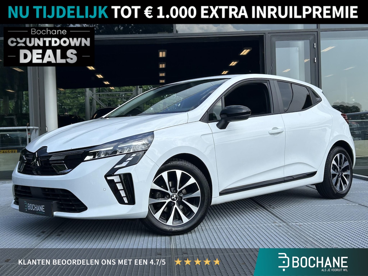 Mitsubishi Colt - 1.0T MT Intense | Carplay | Achteruitrijcamera | Cruise Control | FABRIEKSGARANTIE TOT 03- - AutoWereld.nl