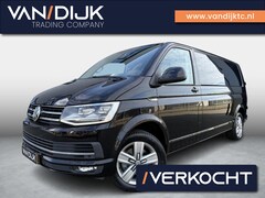 Volkswagen Transporter - 2.0 TDI L2H1 DC Highline Automaat ✓5 persoons ✓Rijklaarprijs ✓Full LED ✓Vol Leder ✓Navigat