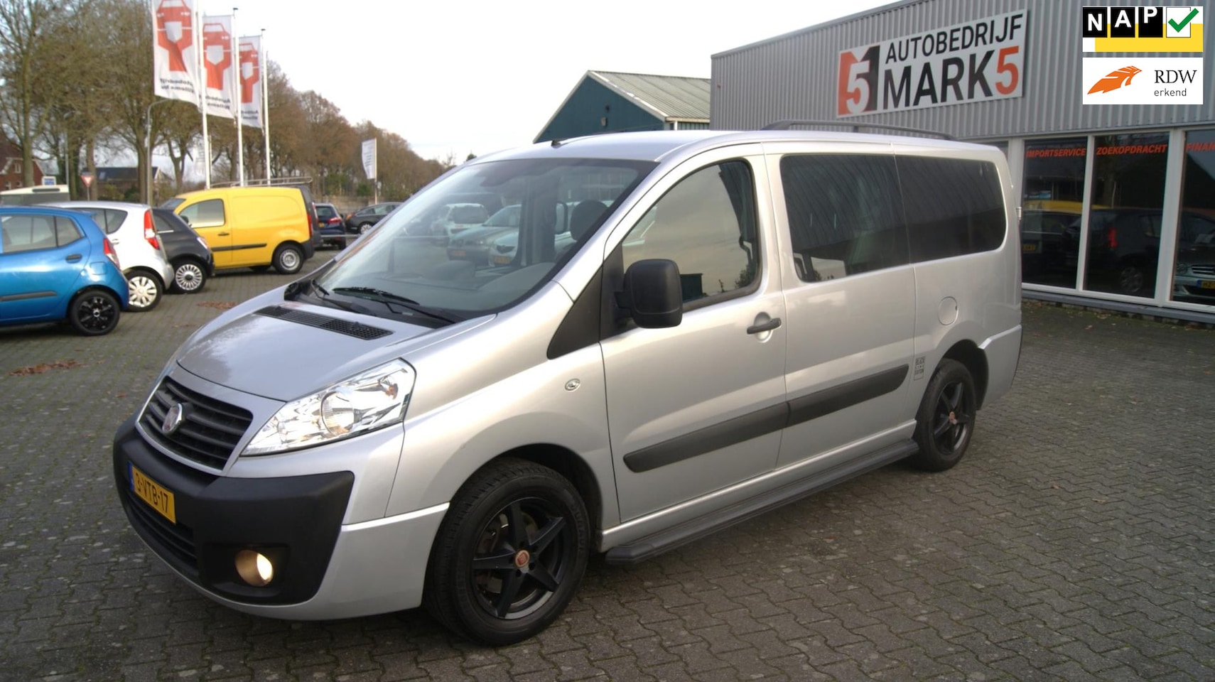 Fiat Scudo - 2.0 MultiJet 128 PK Blackline Dubbele Cabine MARGE !! - AutoWereld.nl