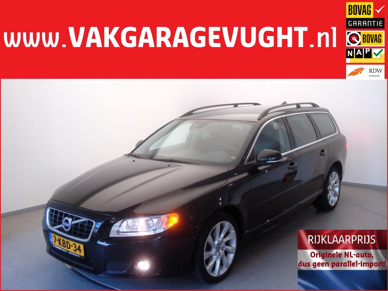 Volvo V70 - 1.6i-16V T4 180pk Nordic Plus Line 89dkm! AUTOMAAT - AutoWereld.nl