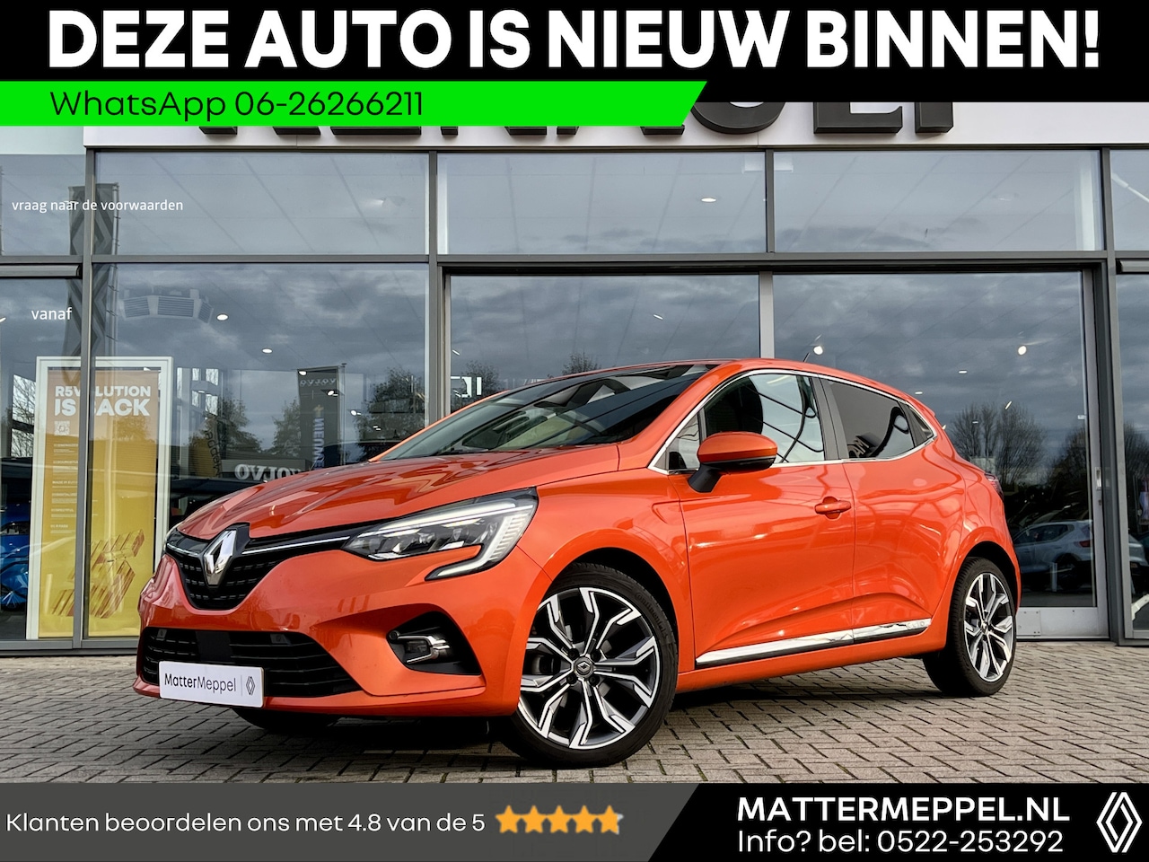 Renault Clio - 1.0 TCe 100 Intens Groot Scherm | Camera | Parkeersensoren | 17 Inch Lichtmetaal | Navigat - AutoWereld.nl