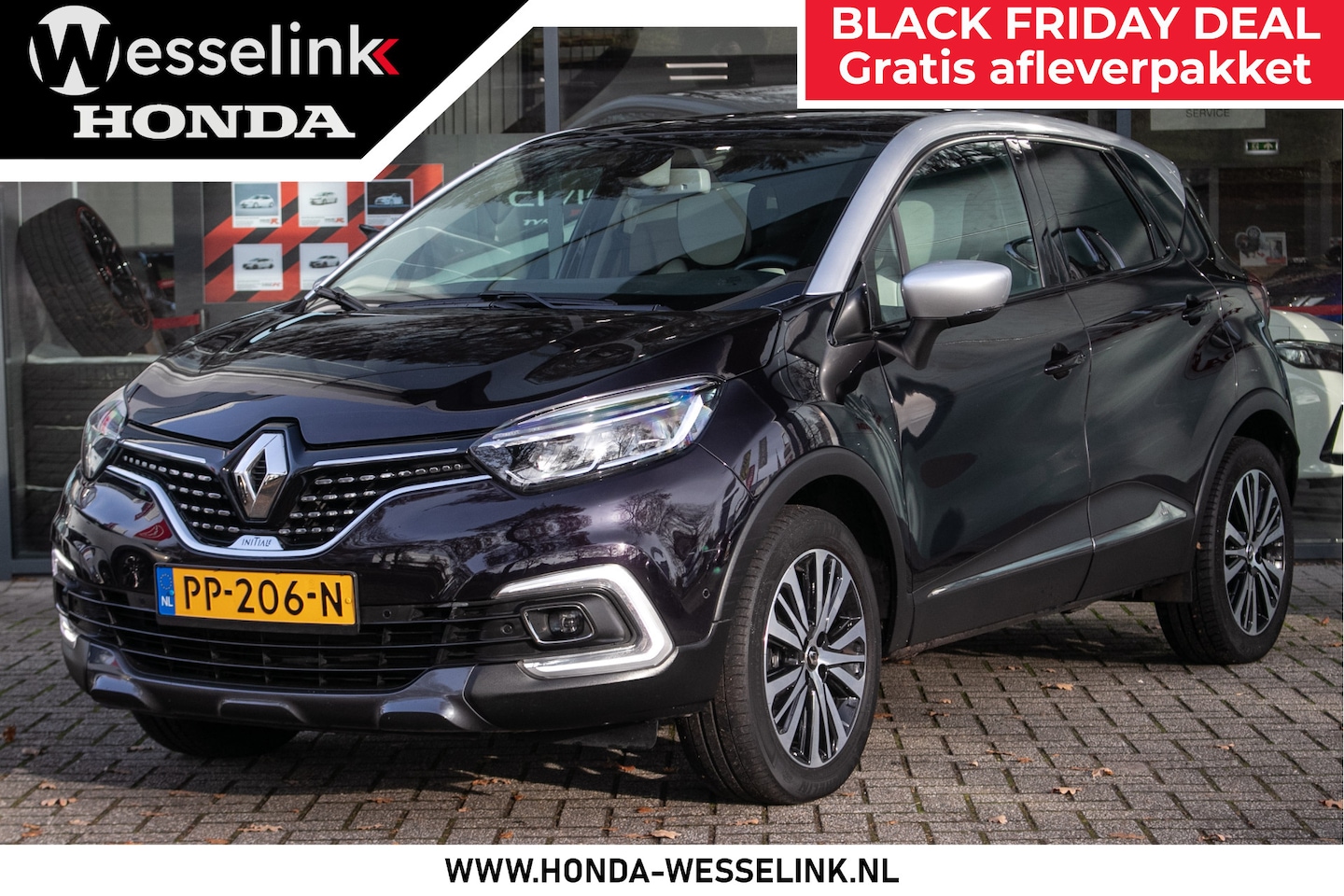 Renault Captur - 1.2 TCe Initiale Paris Automaat - Panodak | Leder | Trekhaak afn. | Navi - AutoWereld.nl
