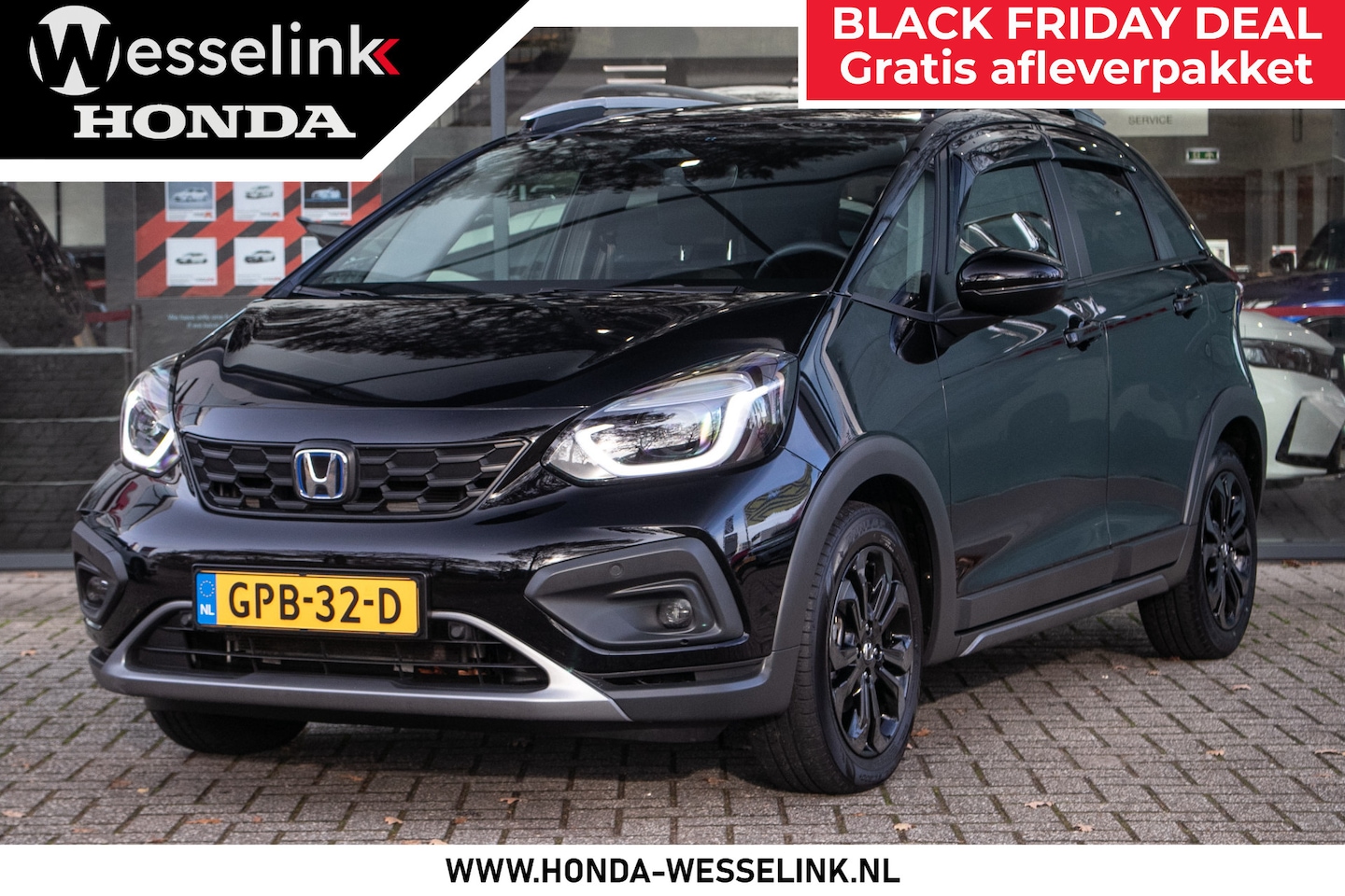 Honda Jazz - 1.5 e:HEV Advance Crosstar - Afn. trekhaak | Dealer ond. | 1e Eig. | Magic Seats | Apple c - AutoWereld.nl