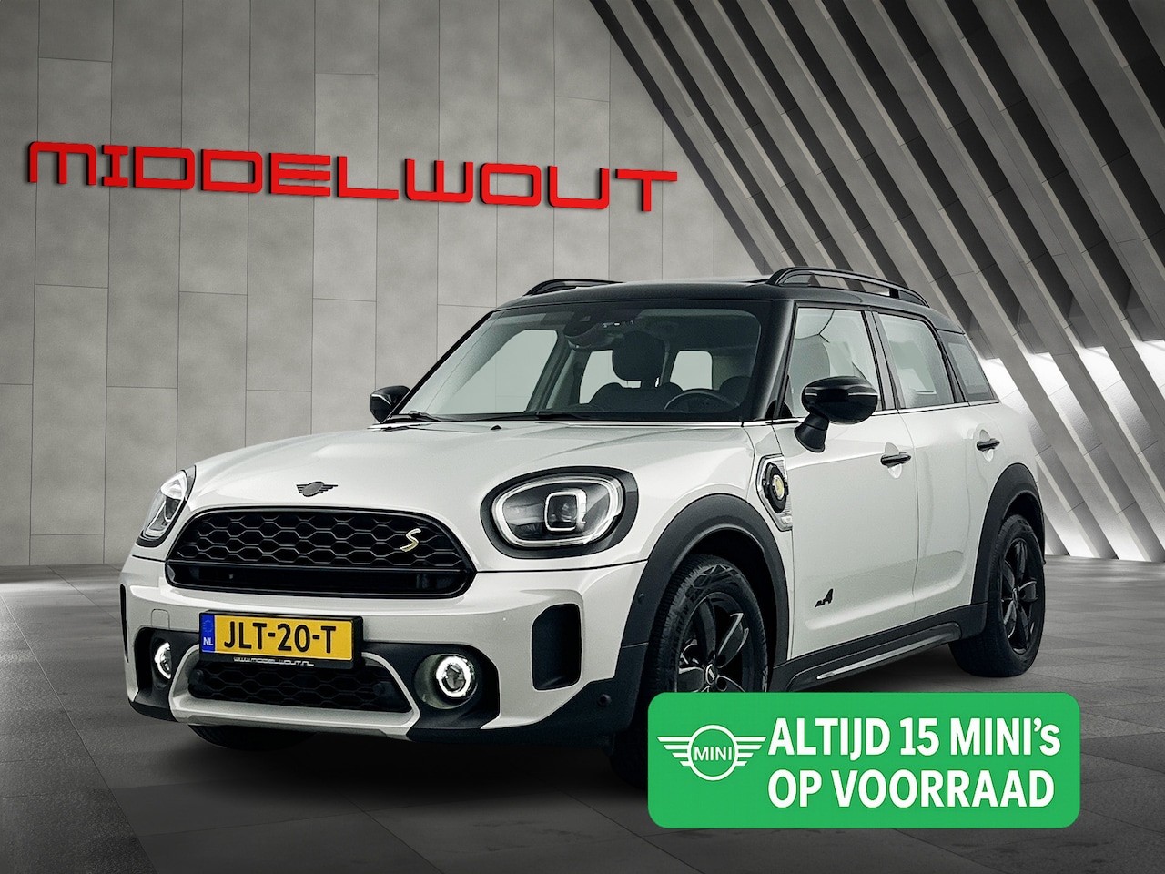 MINI Countryman - Mini 2.0 Cooper S E ALL4/Pano/Head-Up/Leder/El.Stoelen/Carplay - AutoWereld.nl
