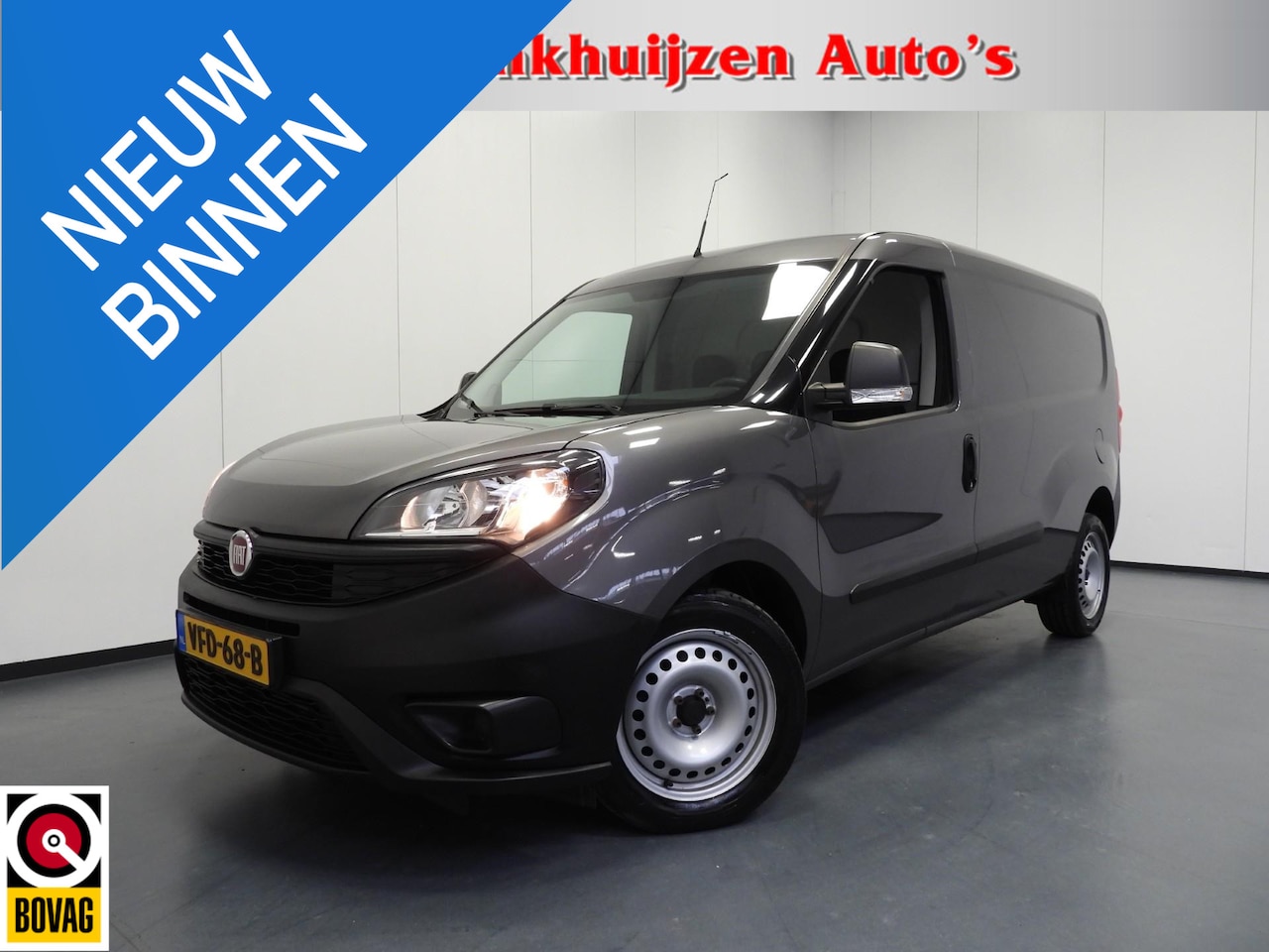Fiat Doblò Cargo - Maxi 1.6 MJ L2H1 3-Zits NAVI/AIRCO/CRUISE/SCHUIFDEUR! - AutoWereld.nl