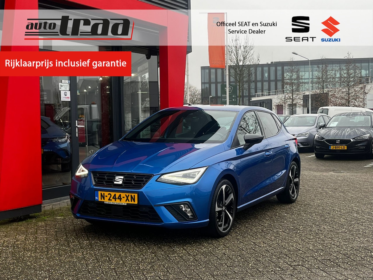 SEAT Ibiza - 1.0 EcoTSI FR Business Intense / 18'' LMV / FULL LED / STOELVERW. / - AutoWereld.nl