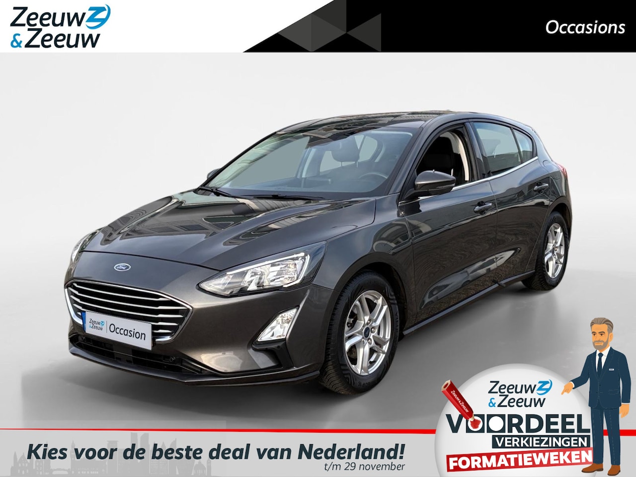 Ford Focus - 1.0 EcoBoost Trend Edition Business | Navigatie | Carplay/Android Auto | Climate Control | - AutoWereld.nl