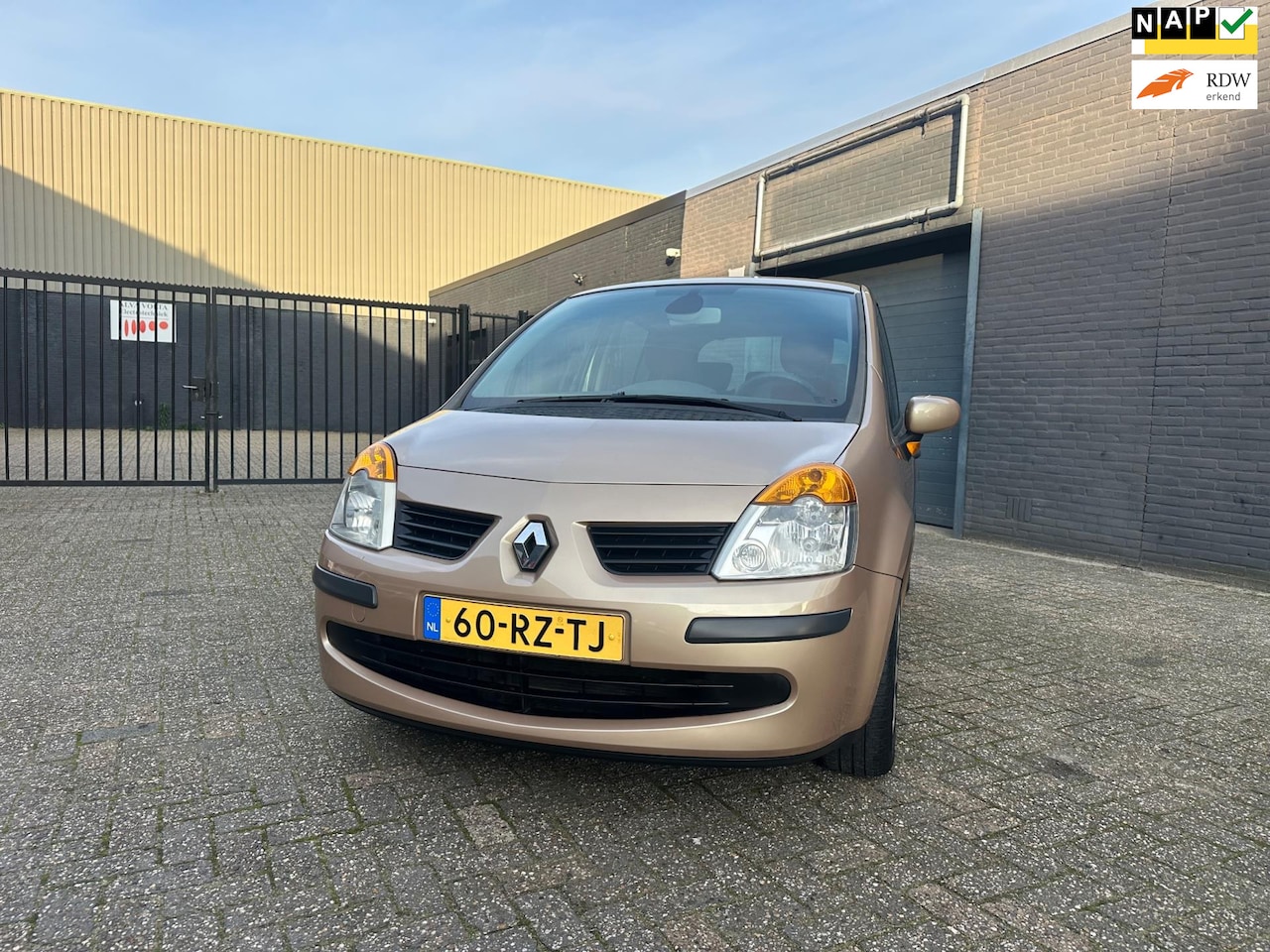 Renault Modus - 1.4-16V Expression Luxe Clima Cruise Elek. Pakket Trekhaak APK NAP. - AutoWereld.nl
