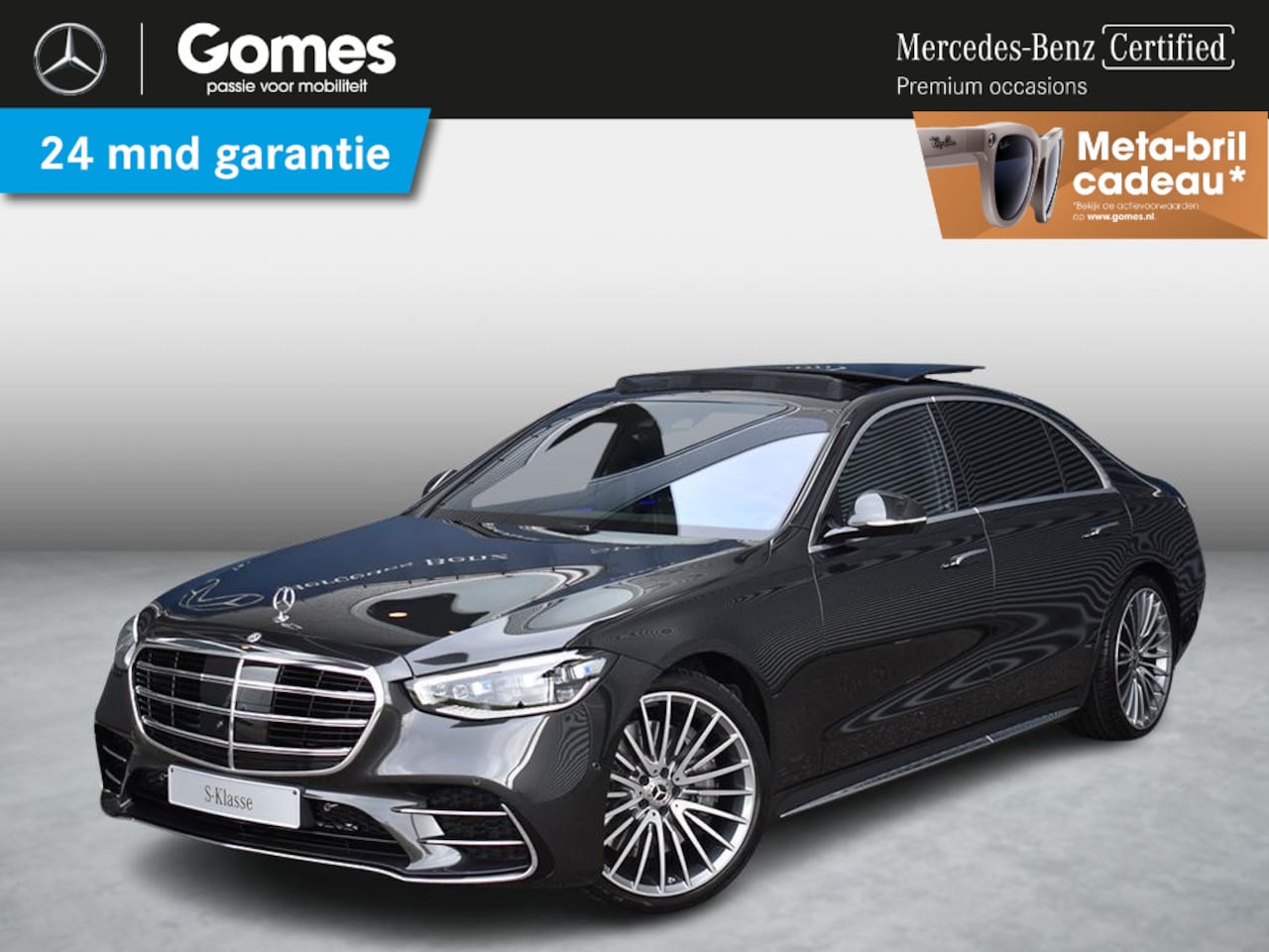 Mercedes-Benz S-klasse - 500 4Matic Lang Achterasbesturing | Exclusiefpakket | Designo walnotenhout | Rear Executiv - AutoWereld.nl