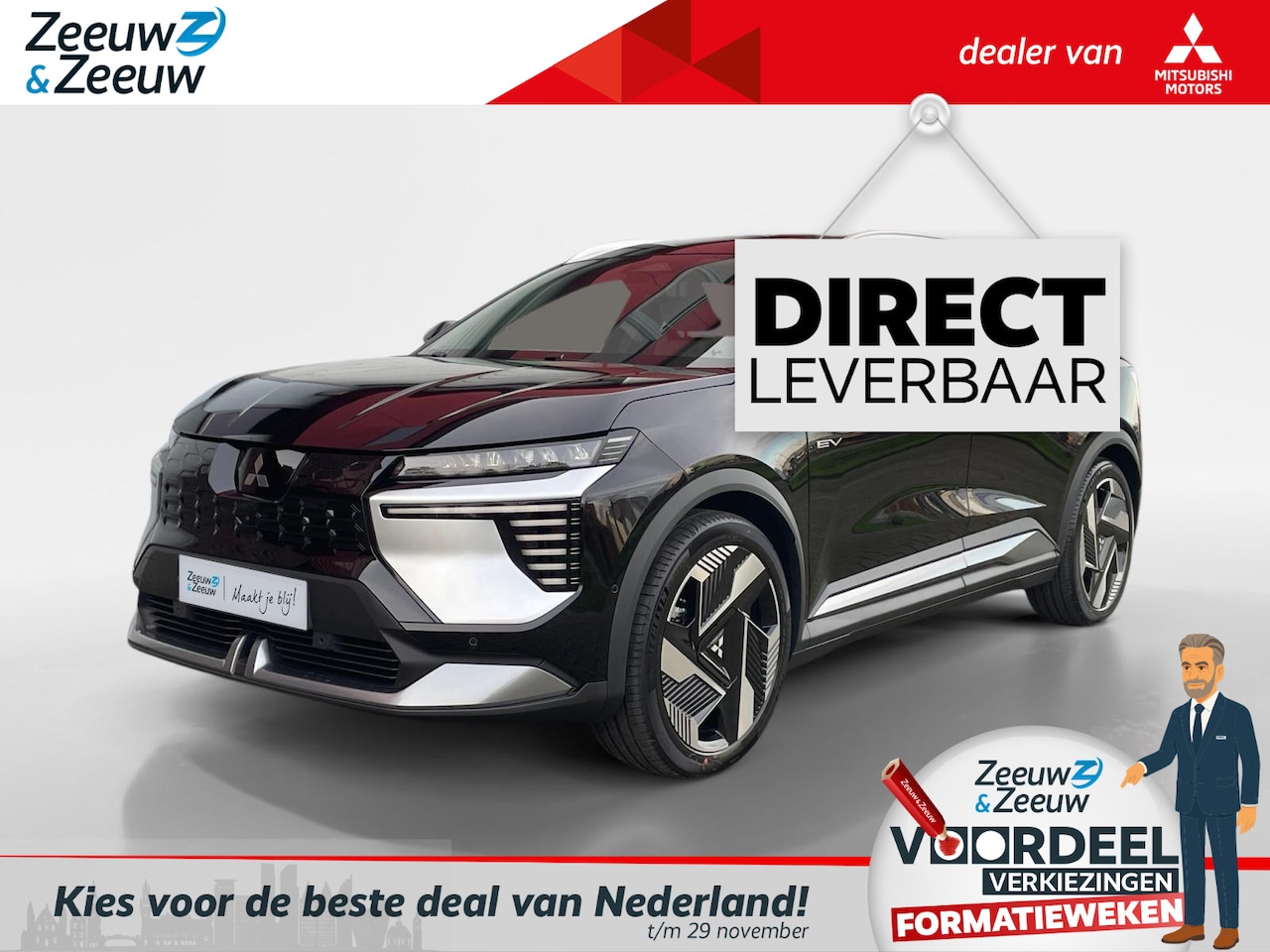 Mitsubishi Eclipse Cross - Intense+ 87 kWh | DE NIEUWE ECLIPSE CROSS | DIRECT LEVERBAAR | EV | 2000 EURO  INTRODUCTIE - AutoWereld.nl