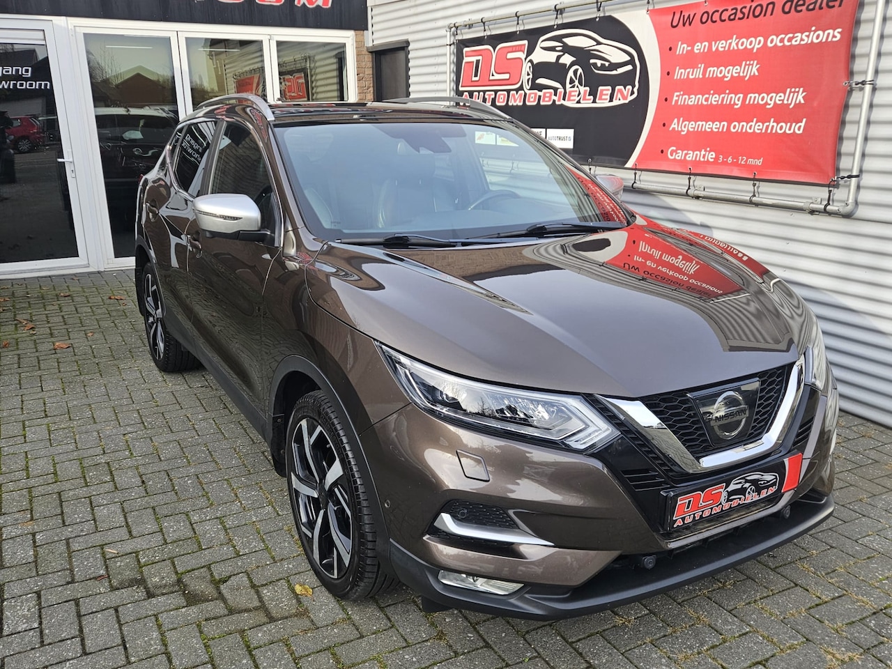 Nissan Qashqai - 1.2 Tekna + FULL OPTIONS AUTOMAAT AUTOMAAT TEKNA + *** PANORAMDAK-360 CAMERA-FULL LEDER-NA - AutoWereld.nl