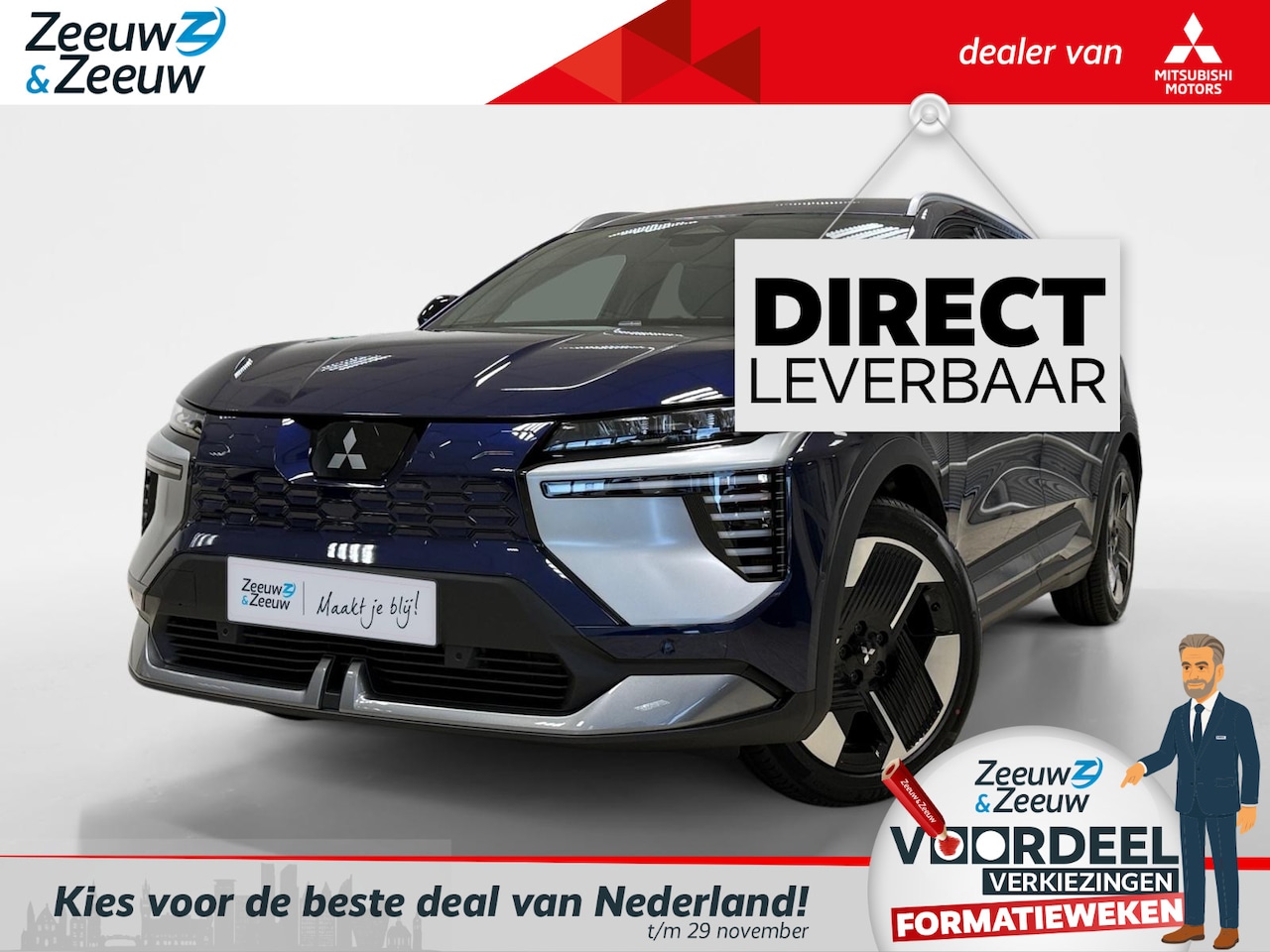 Mitsubishi Eclipse Cross - INTENSE | 87 KWH | | DE NIEUWE ECLIPSE CROSS | DIRECT LEVERBAAR | EV | 2000 EURO  INTRODUC - AutoWereld.nl