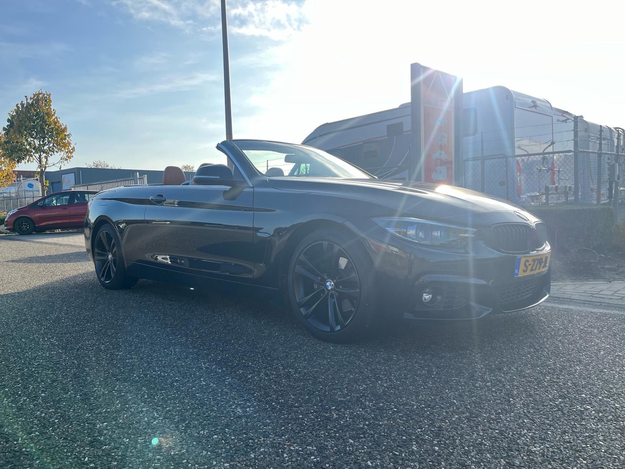 BMW 4-serie Cabrio - 430i High Executive | Cognac lederen bekleding | NAVI | Memory | NAVI | LED - AutoWereld.nl