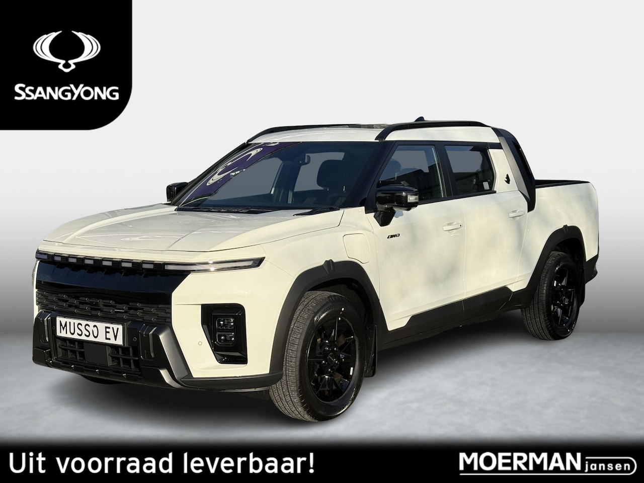 KGM Musso EV - Blackline / 100% Elektrische pick-up / 1800kg trekgewicht / 7 jaar garantie / Prijs zowel - AutoWereld.nl