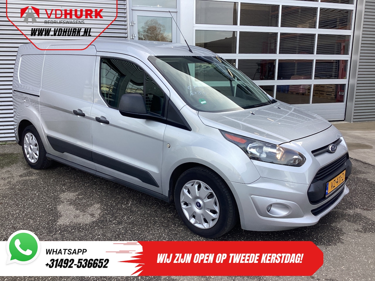 Ford Transit Connect - 1.5 TDCI 100 pk L2 Trend EXPORT 3 Pers./ APK 06-2026/ Camera/ Carplay/ Cruise/ Airco/ Trek - AutoWereld.nl
