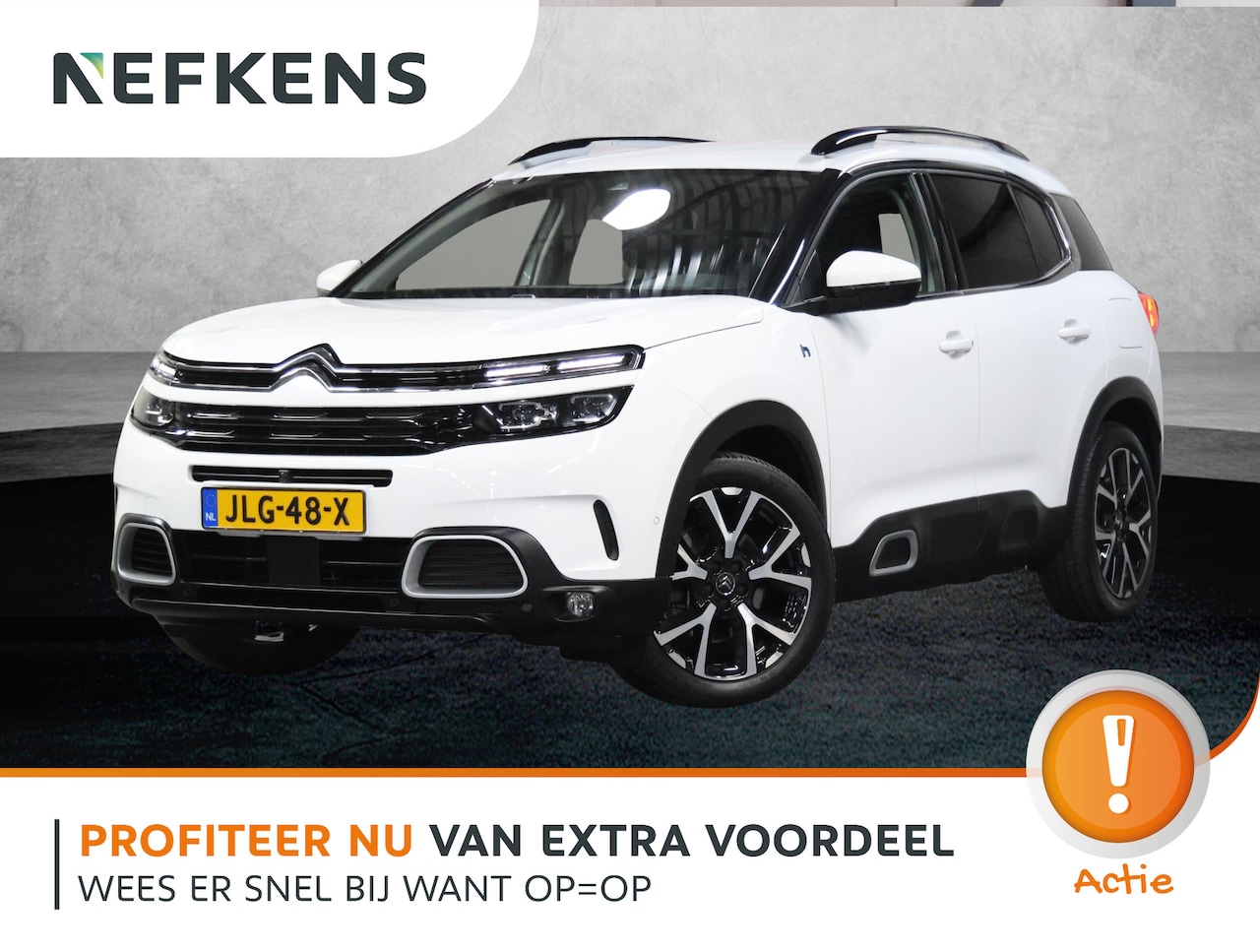 Citroën C5 Aircross - 1.6 Plug-in Hybrid 225PK Shine | AppleCarPlay/AndroidAuto | Stof/Lederen Bekleding | Stoel - AutoWereld.nl