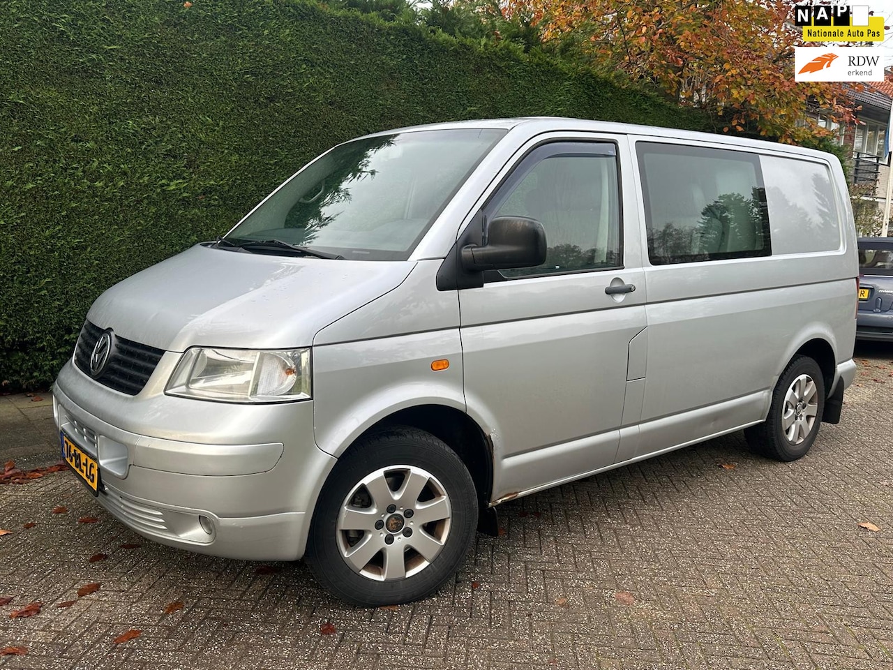 Volkswagen Transporter - 2.5 TDI DC AIRCO/PDC/RIJDT GOED/MARGE - AutoWereld.nl