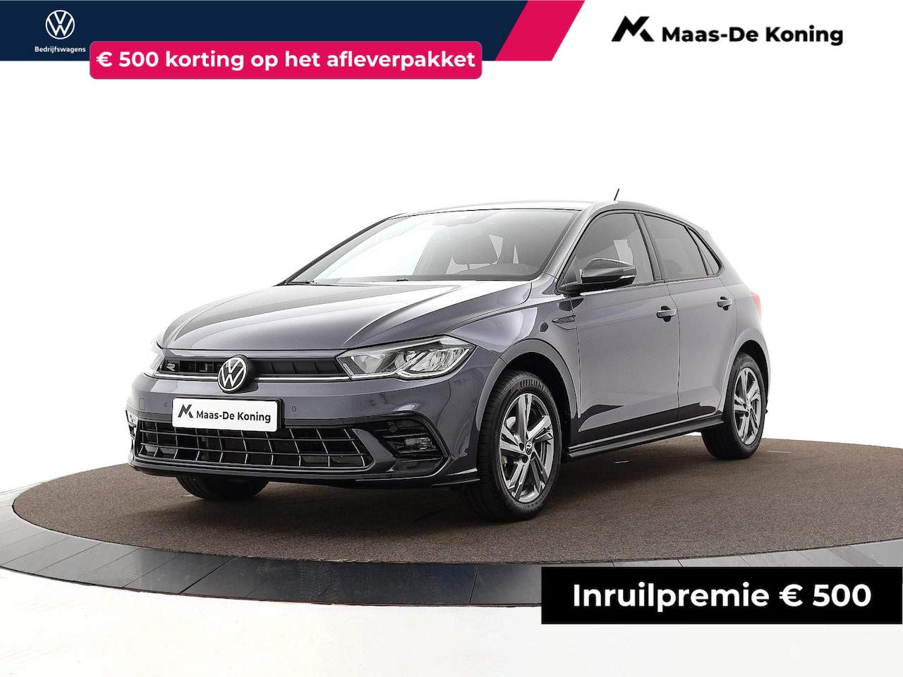 Volkswagen Polo - 1.0 TSI 95pk DSG R-Line Camera · Apple/Andorid Car Play · P-Sensoren · DAB · Getint Glas · - AutoWereld.nl