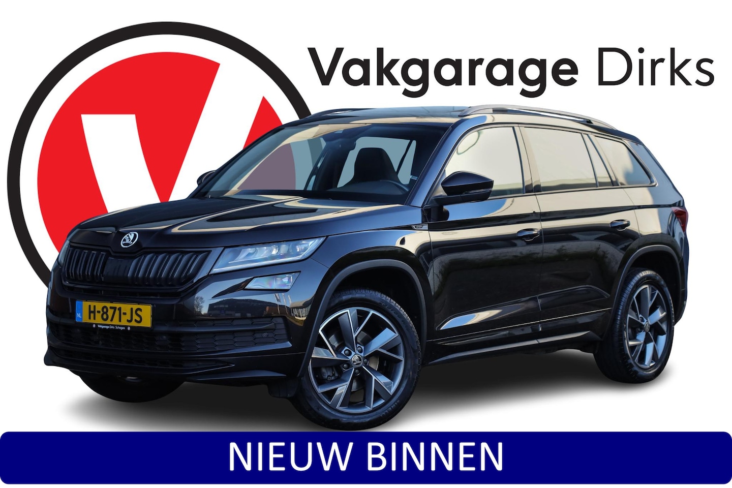Skoda Kodiaq - 1.5 TSI Sportline Bns ✅ Pano ✅ ACC ✅ Trekhaak - AutoWereld.nl