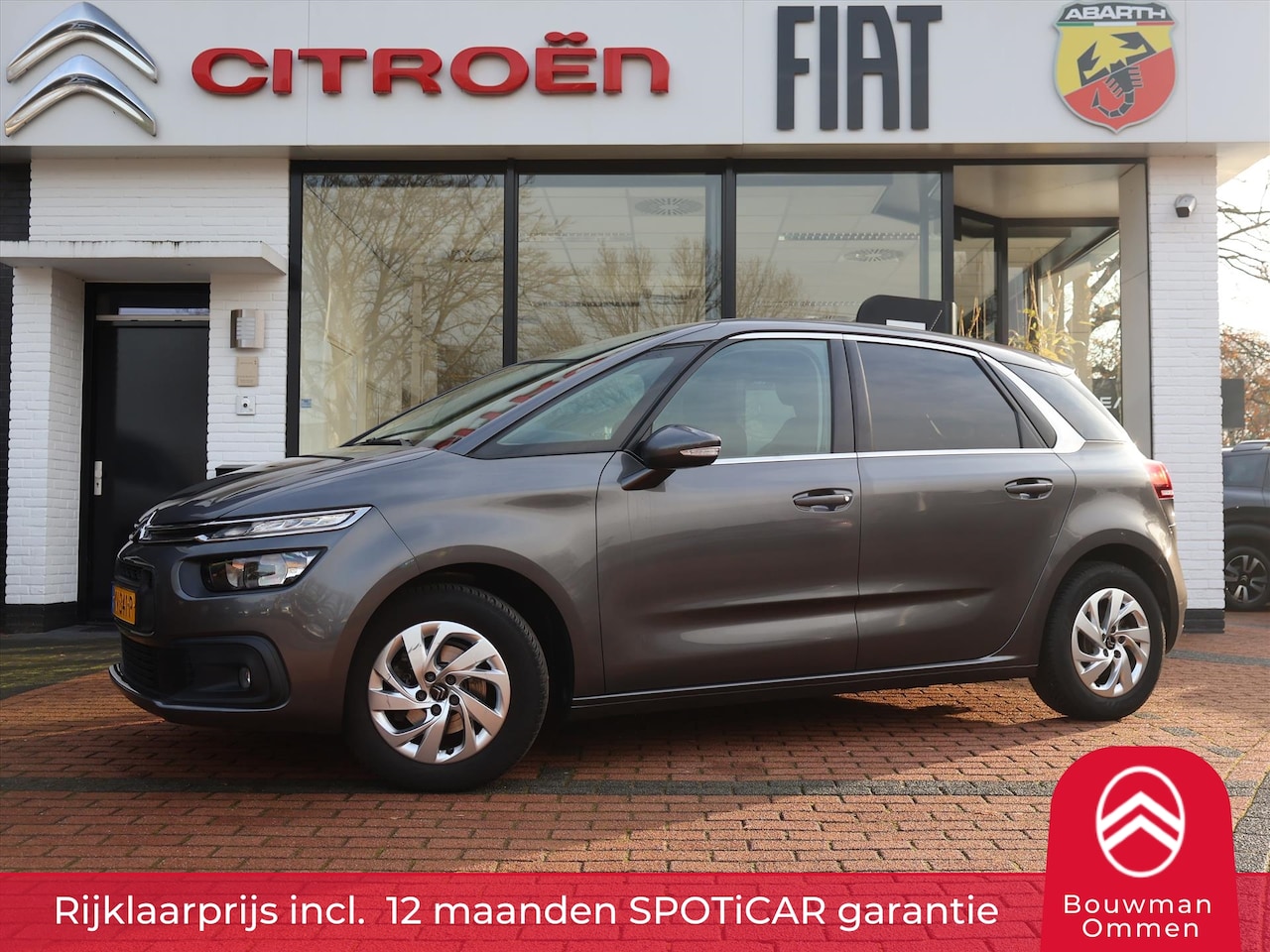 Citroën C4 SpaceTourer - PureTech 130PK S&S Selection, Rijklaarprijs | Navigatie | Trekhaak | Bluetooth | Apple Car - AutoWereld.nl