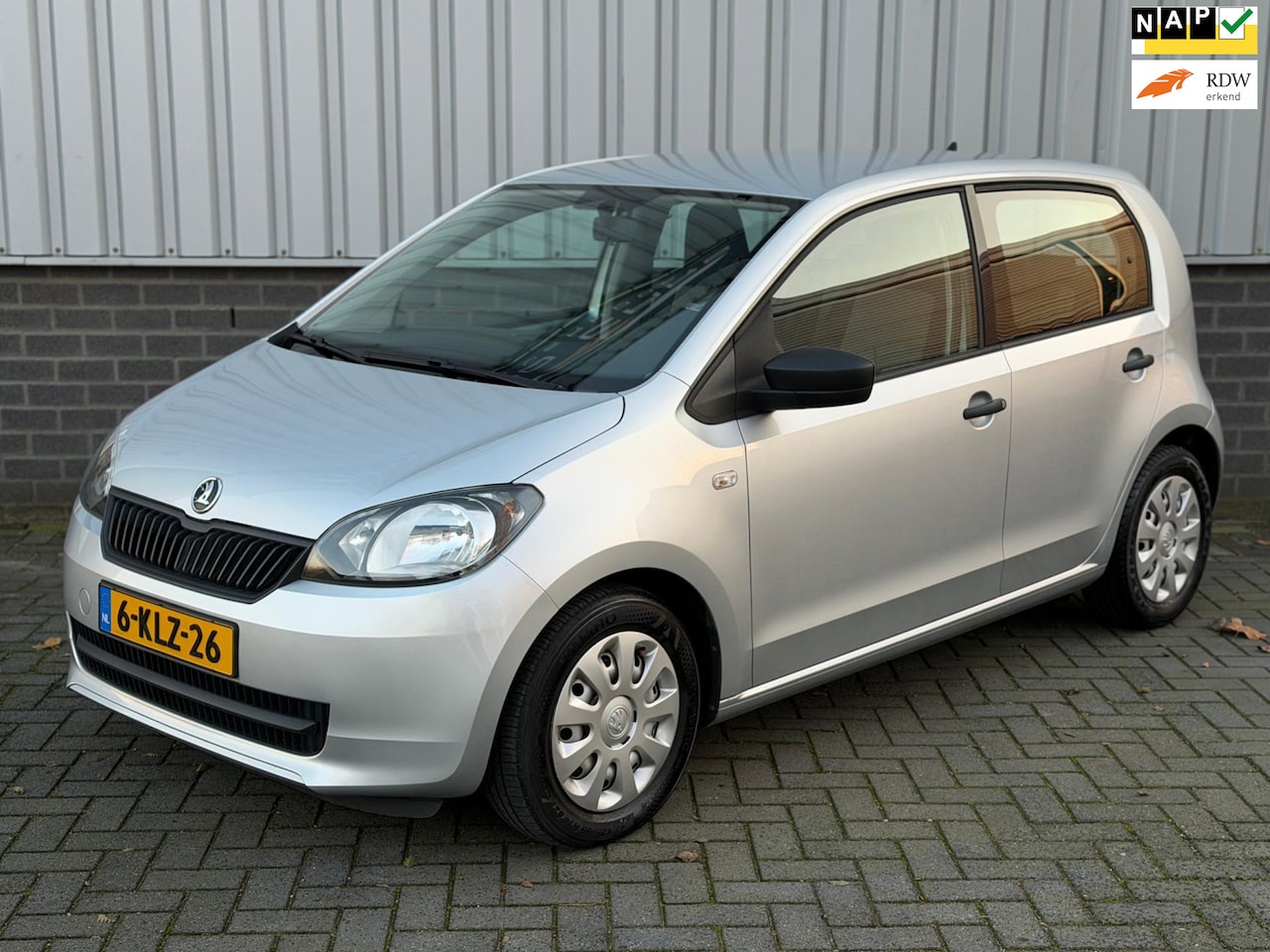 Skoda Citigo - 1.0 Greentech Arctic |5 Deurs|Airco|NAP|Elec.Ramen| - AutoWereld.nl