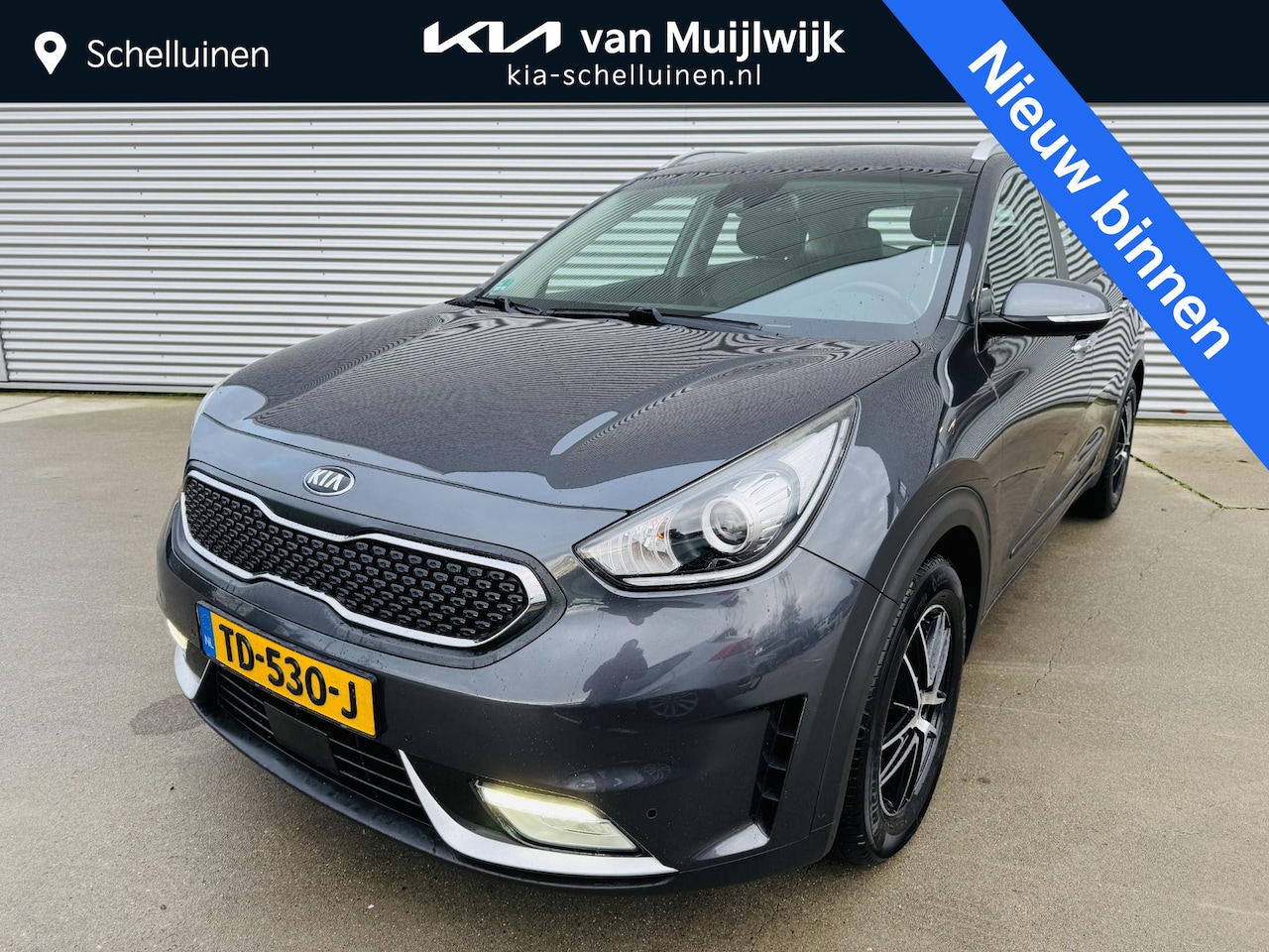 Kia Niro - 1.6 GDi Hybrid DynamicLine Trekhaak | Adaptive Cruise | NW Geleverd & Onderhouden ! - AutoWereld.nl