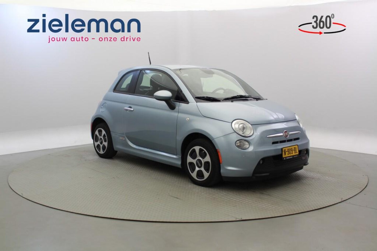 Fiat 500 - electric 24 kWh - Airco, Xenon, Stoelverw. SOH 100% Refurbished - AutoWereld.nl