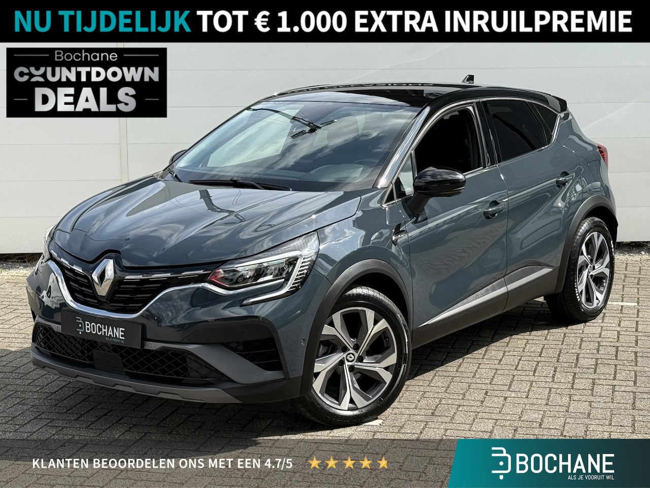 Renault Captur - 1.6 E-Tech plug-in hybrid 160 R.S. Line (Hoge instap) 360° Camera | Winter Pack | Navigati - AutoWereld.nl