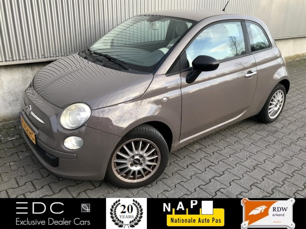 Fiat 500 - 1.4 16V 100 pk | Airco | 94.000 km | Lm-Velgen Etc. - AutoWereld.nl