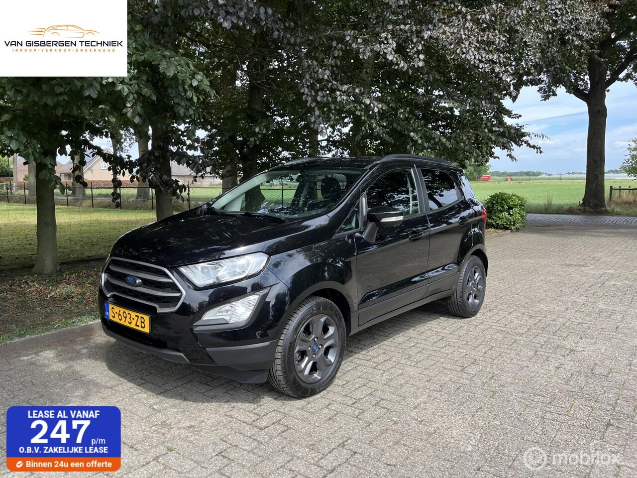Ford EcoSport - 1.0 EcoBoost carplay, navi, verw stoel & stuur - AutoWereld.nl