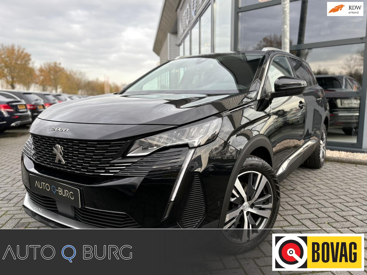 Peugeot 5008 - 1.2 PureTech Allure Pack Business | Automaat | 7 Persoons | Climate | Cruise | Navi | LED - AutoWereld.nl