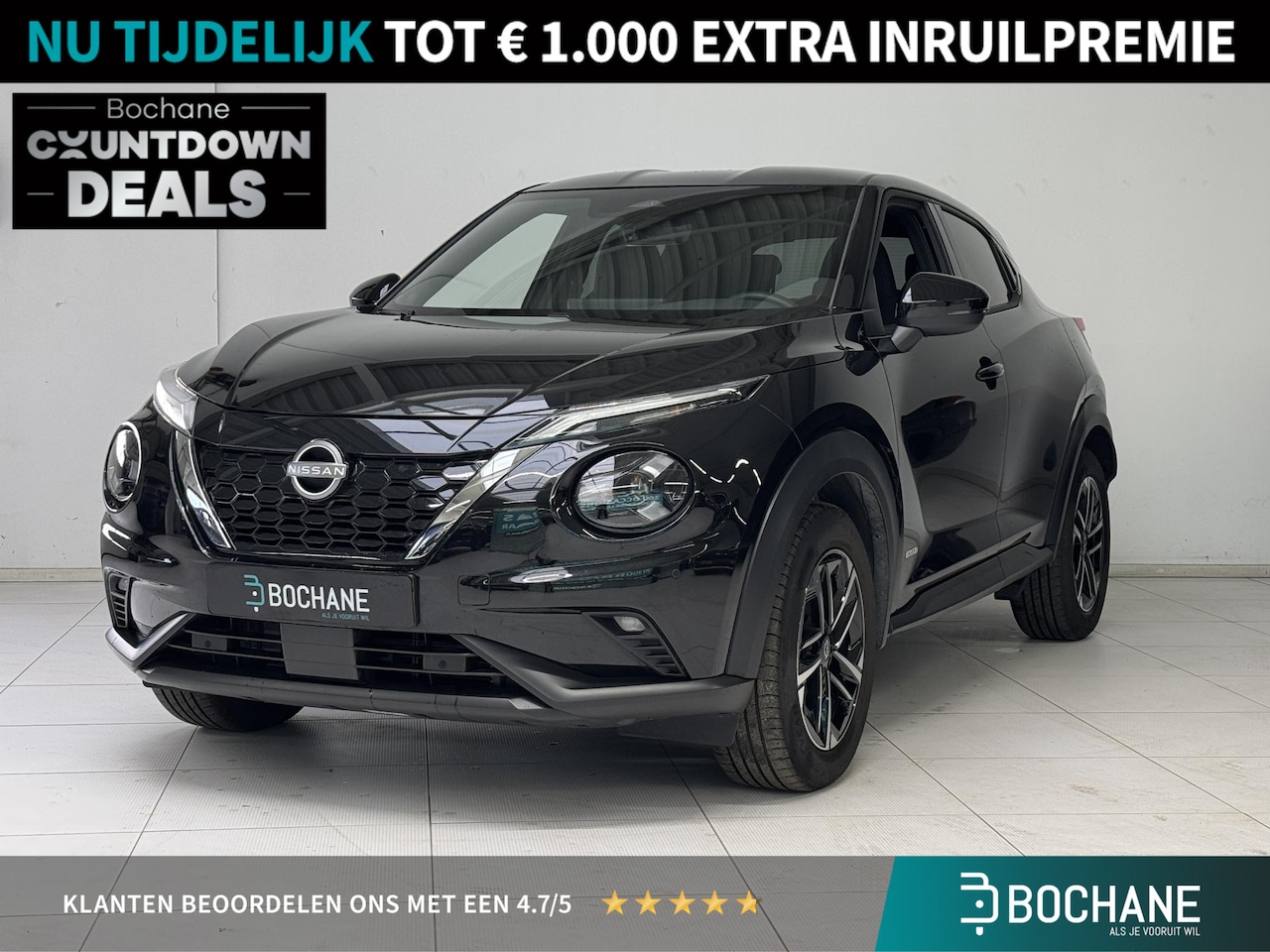 Nissan Juke - 1.6 Hybrid N-Connecta | Navigatie | Camera | Cruise control | Stoelverwarming + stuurverwa - AutoWereld.nl