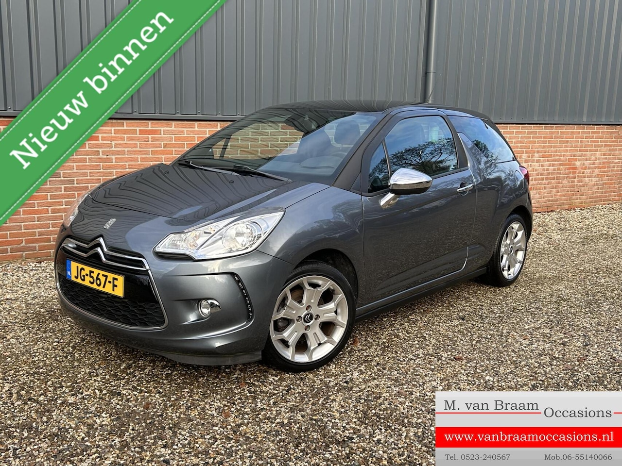 Citroën DS3 - 1.6 So Chic in Black Ecc/Apk10-2026!! - AutoWereld.nl