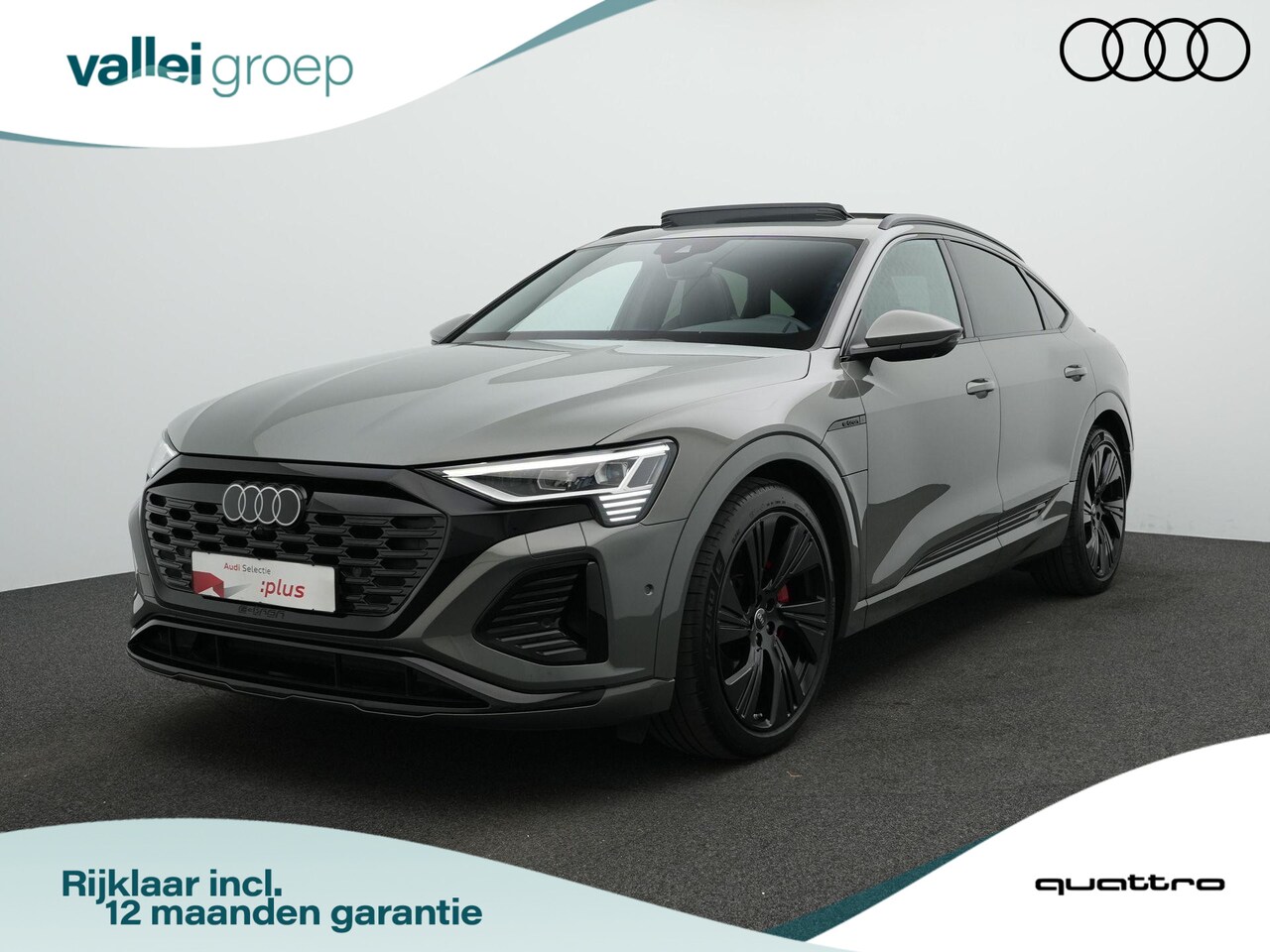 Audi Q8 Sportback e-tron - 55 quattro S-Line 115 kWh 408 pk | Panoramadak | 22 kW lader | Valcona leder | Sportstoele - AutoWereld.nl