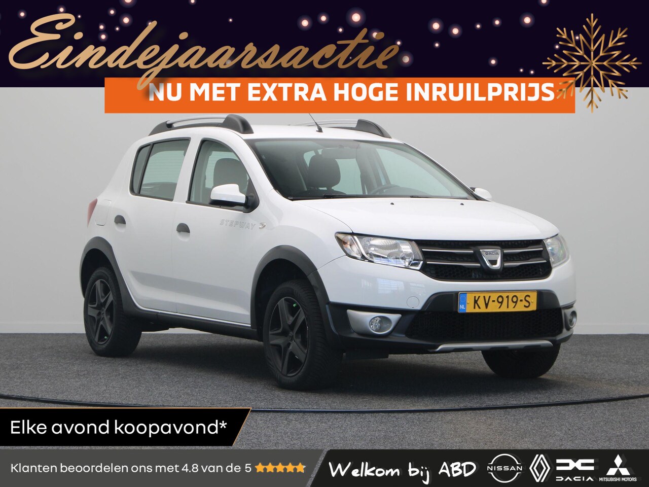Dacia Sandero Stepway - TCe Bi-Fuel 90pk Lauréate | Parkeersensoren | Navigatie | Airco | Cruise control | - AutoWereld.nl