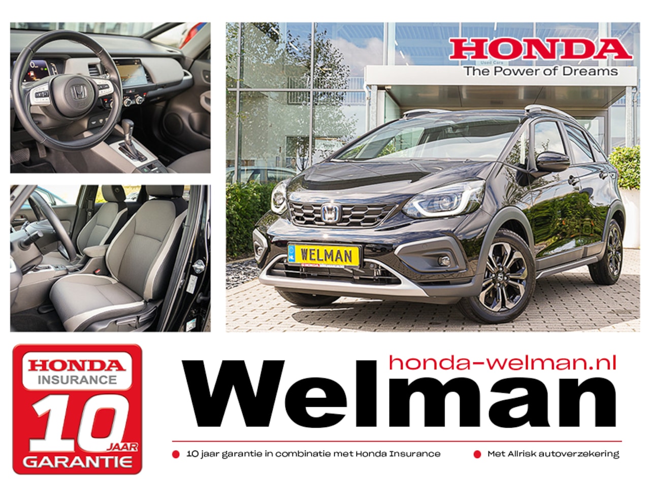 Honda Jazz - 1.5i e:HEV ADVANCE CROSSTAR - NIEUW - 122 PK - FULL HYBRID - AUTOMAAT - AutoWereld.nl