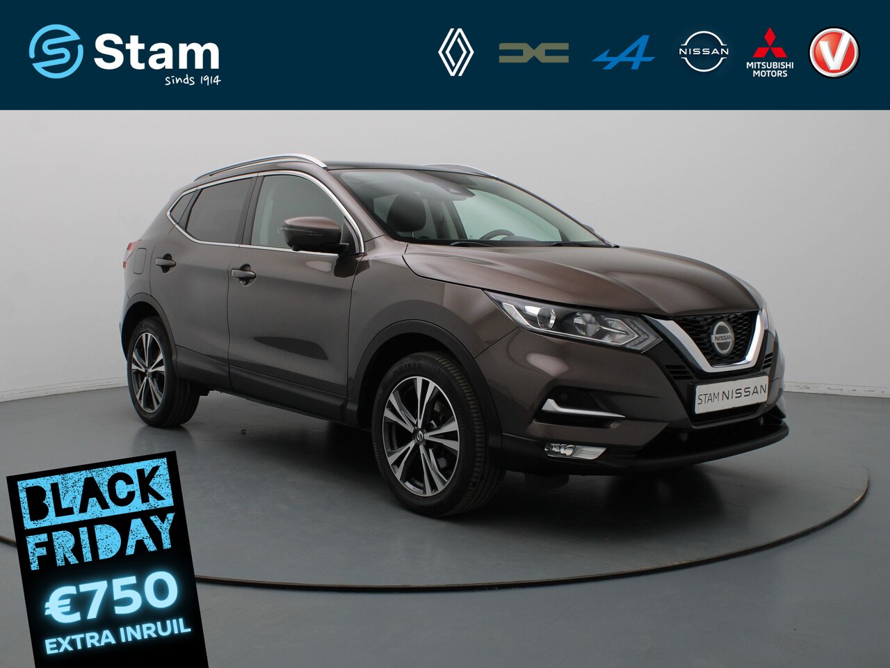 Nissan Qashqai - 115pk N-Connecta 360° Camera | Cruise | Navi | Parkeersens. v+a | Panoramadak - AutoWereld.nl