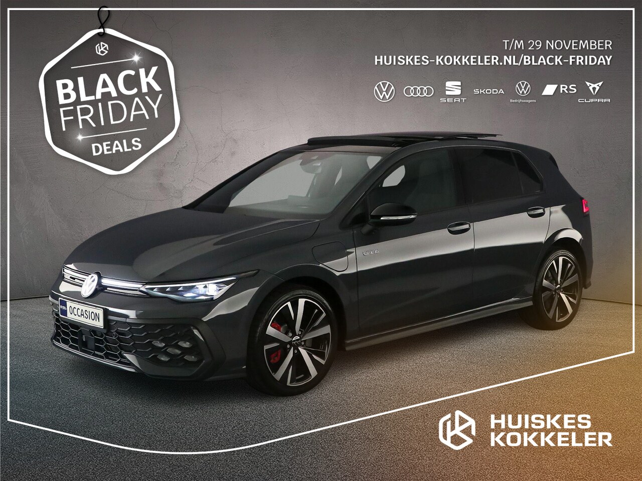 Volkswagen Golf - GTE 1.5 TSI eHybrid 272pk DSG Automaat Panoramadak, Head up display, Adaptive cruise contr - AutoWereld.nl