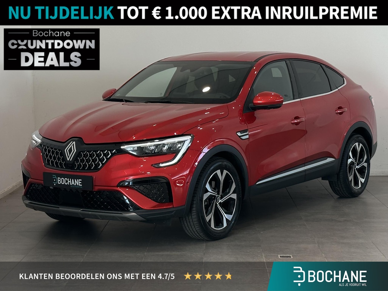 Renault Arkana - 1.6 E-Tech Full Hybrid 145 Techno | 360° camera | Easy park Assist Automatisch Inparkeersy - AutoWereld.nl