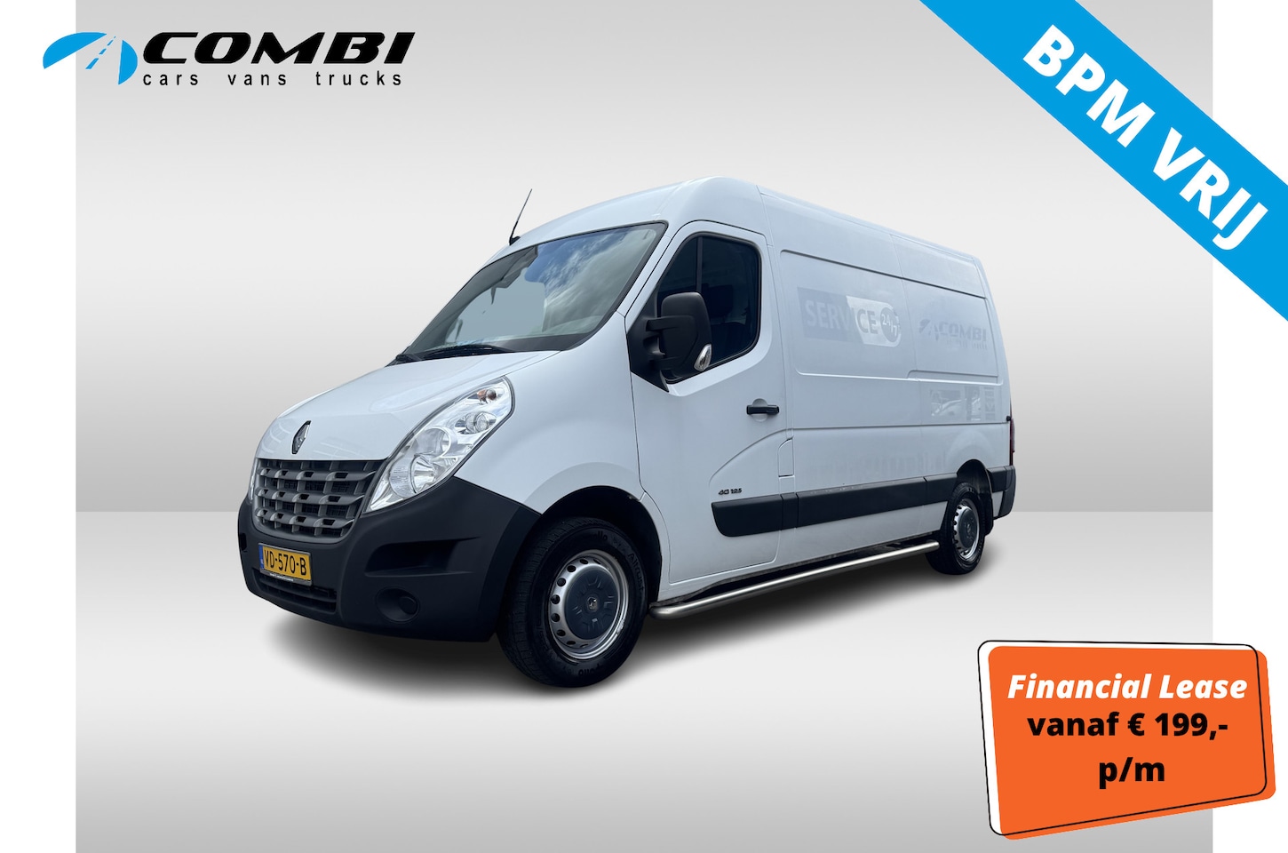 Renault Master - T35 2.3 dCi L2H2 Eco Trekhaak/navi/airco/3 zit/all season banden | 2 zitplaatsen rechtsvoo - AutoWereld.nl