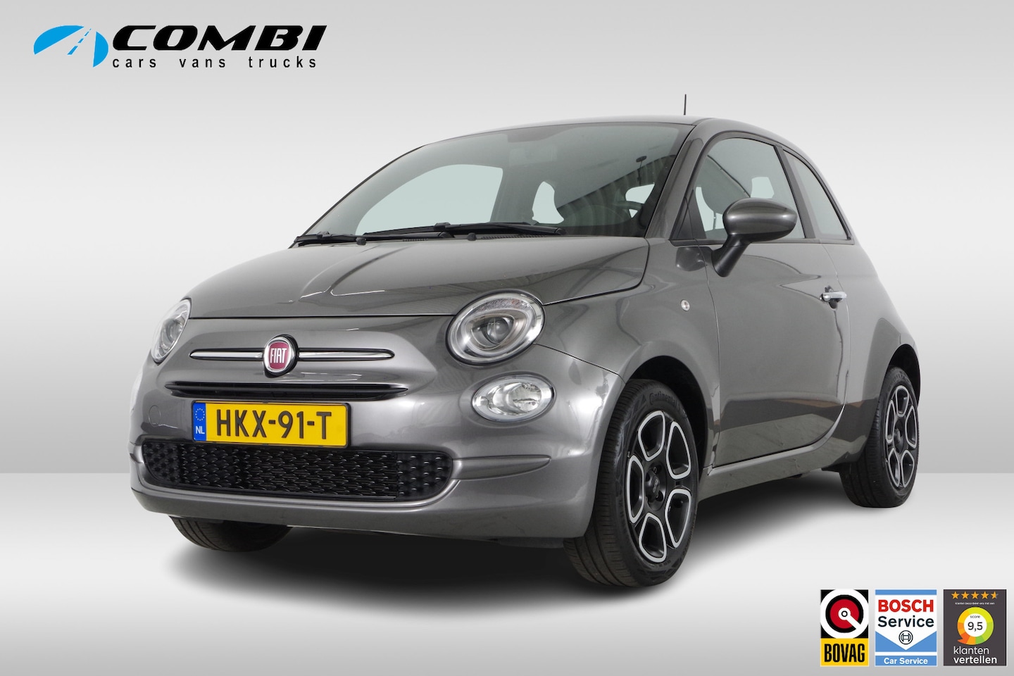 Fiat 500 - 1.0 Hybrid Club > Cruise control/Apple carplay/Android/Donkere hemelbekleding - AutoWereld.nl