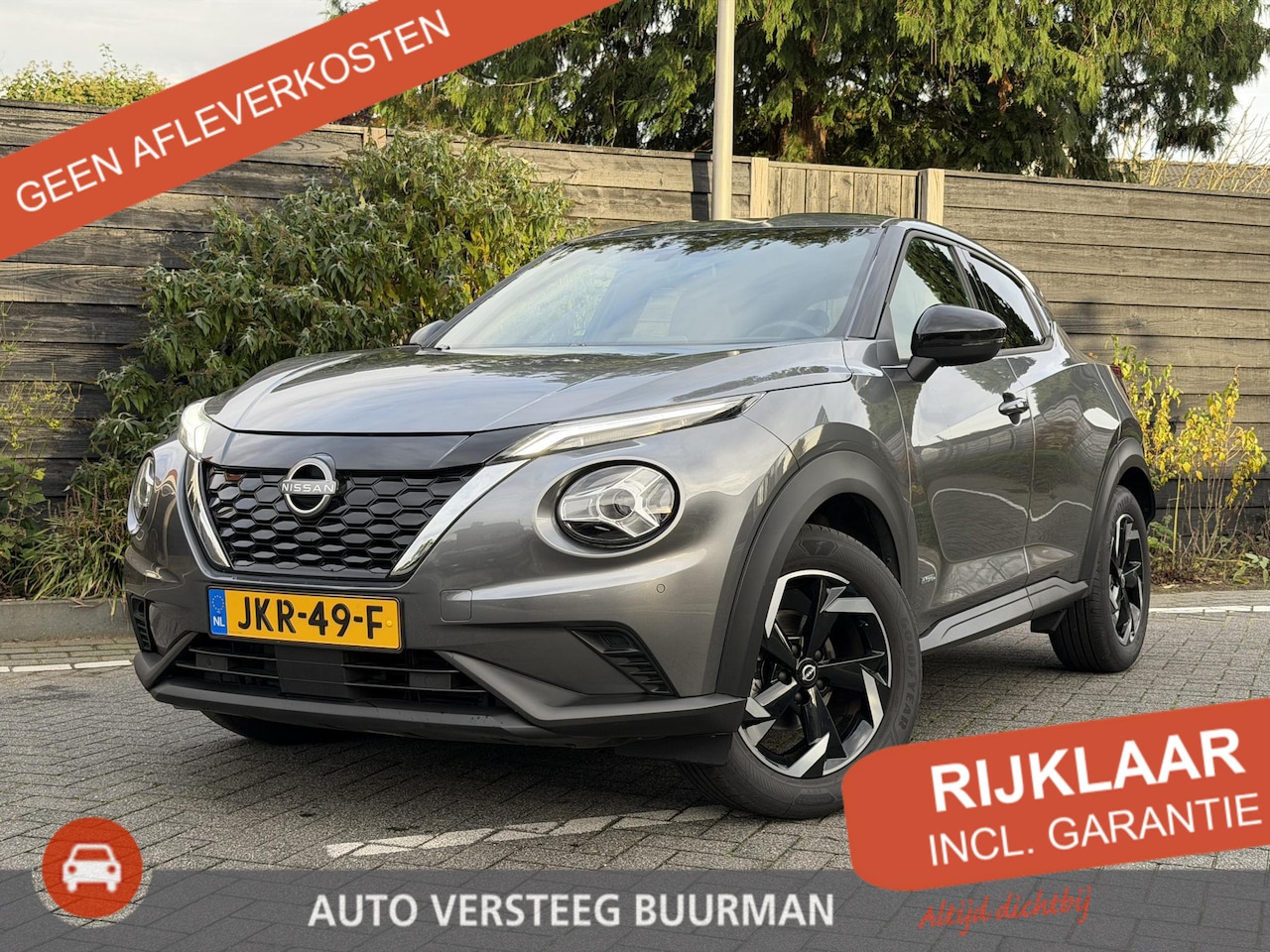 Nissan Juke - N-Connecta 1.6 Hybrid 143PK Automaat Navigatie, Achteruitrijcamera, Keyless, Parkeersensor - AutoWereld.nl