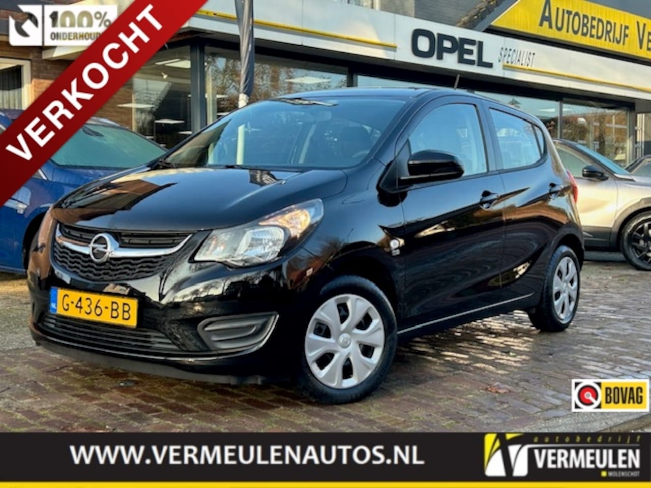 Opel Karl - 1.0 75PK Edition + Airco/ Cruise/ Bluetooth/ Trekhaak/ NL auto - AutoWereld.nl