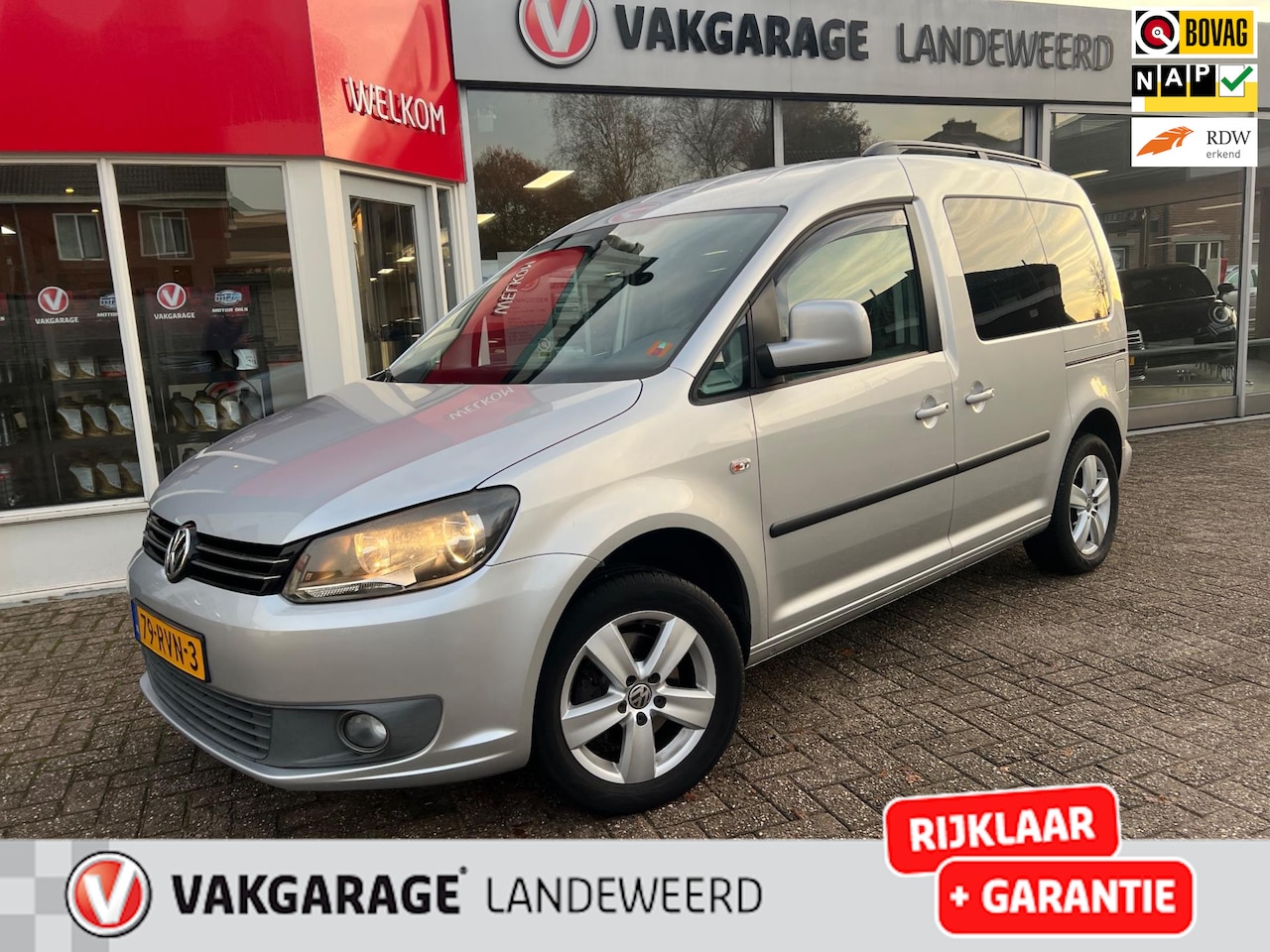 Volkswagen Caddy - 1.2 TSI Comfortline 1.2 TSI Comfortline, NAVI, Trekhaak, PDC, Zeer netjes! - AutoWereld.nl