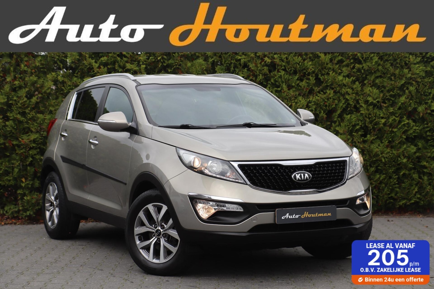 Kia Sportage - 1.6 GDI DynamicPlusLine Leder|Stuurverw.|Camera|Zwarte hemelbkl.|Dealer onderhouden - AutoWereld.nl